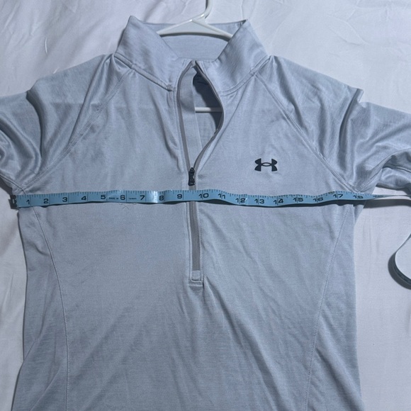 Under Armour Steel Gray Quarter-Zip Top - Picture 3 of 4
